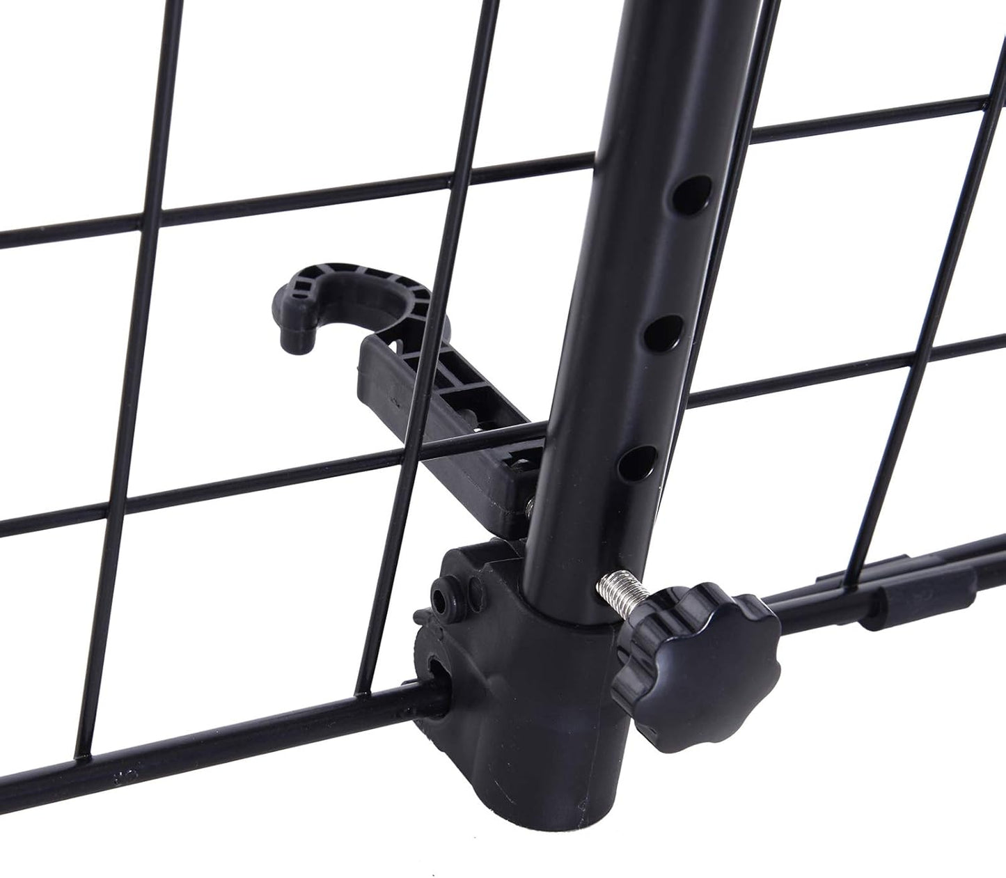 Heavy Duty Pet Dog Car Barrier Adjustable Ventilated Mesh Wire Guard Auto Vehicle Fence Protector Suvs Black 91-152 Cm