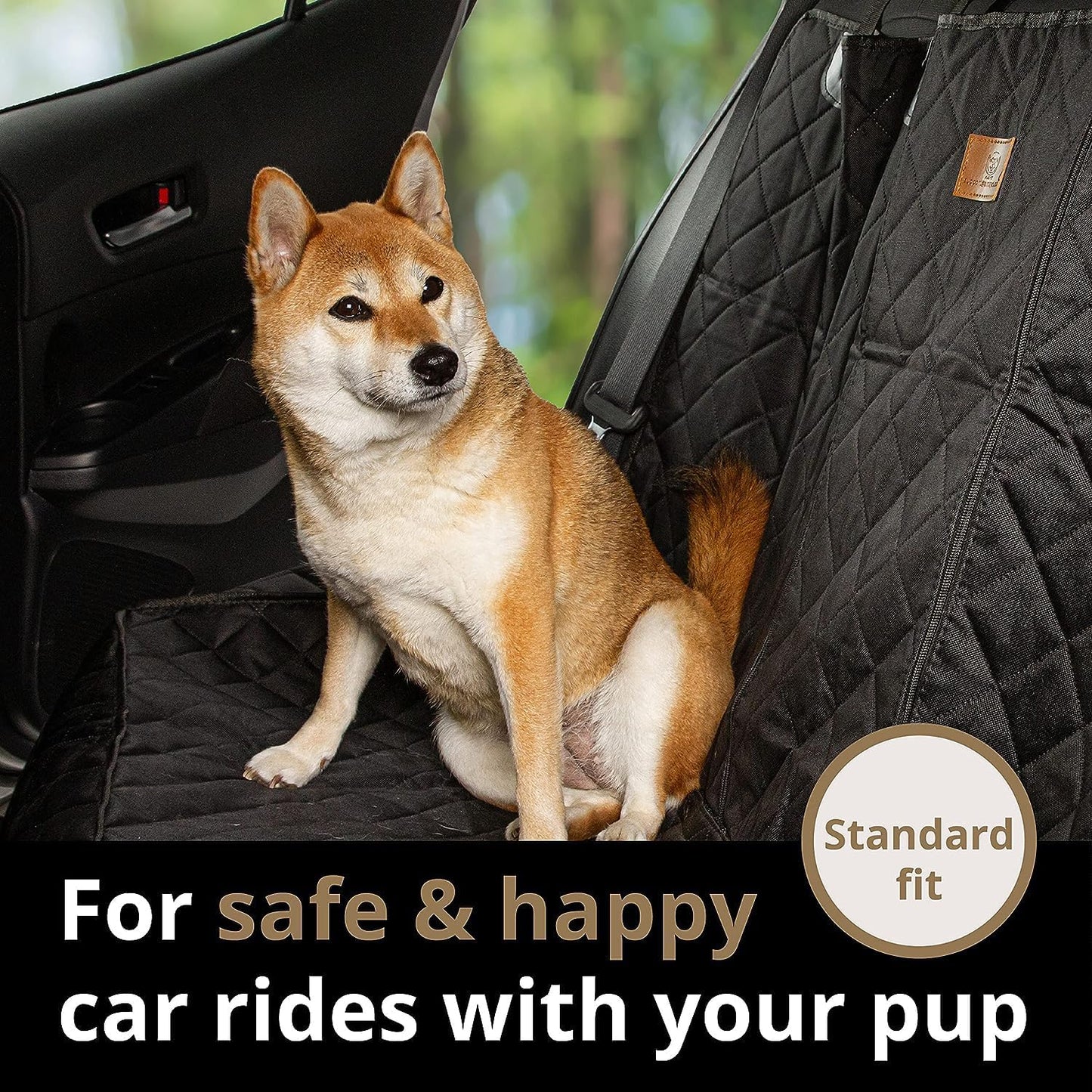 Premium Universal Waterproof Dog Car Seat Cover – Scratch-Proof, Non-Slip Back Seat Protector for Pets & Upholstery