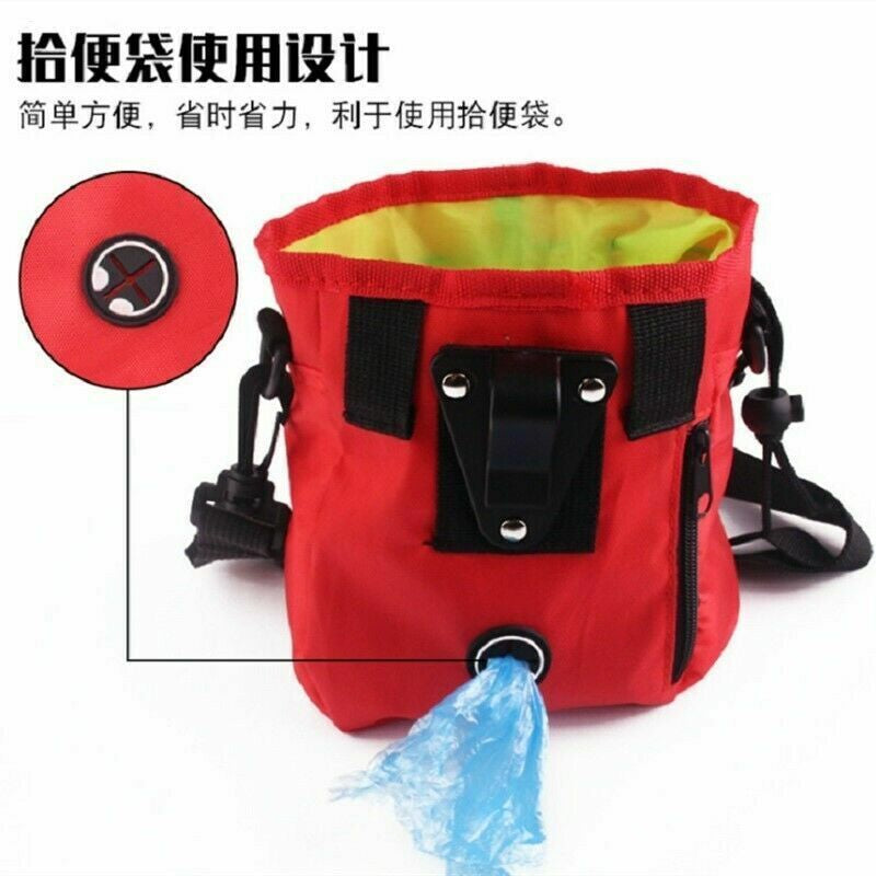 Dog Training Walking Pouch Treat Storage Bag Dispenser Obedience Snack Holder UK