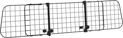 Heavy Duty Pet Dog Car Barrier Adjustable Ventilated Mesh Wire Guard Auto Vehicle Fence Protector Suvs Black 91-152 Cm