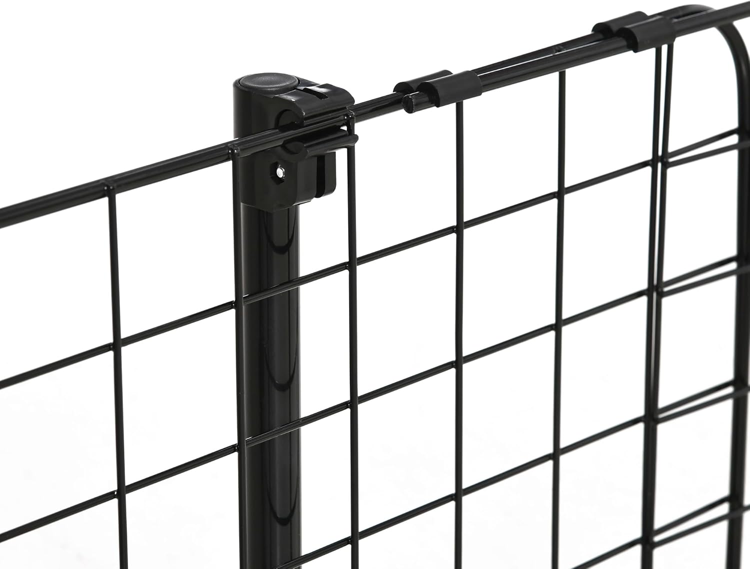 Heavy Duty Pet Dog Car Barrier Adjustable Ventilated Mesh Wire Guard Auto Vehicle Fence Protector Suvs Black 91-152 Cm