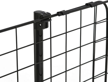 Heavy Duty Pet Dog Car Barrier Adjustable Ventilated Mesh Wire Guard Auto Vehicle Fence Protector Suvs Black 91-152 Cm