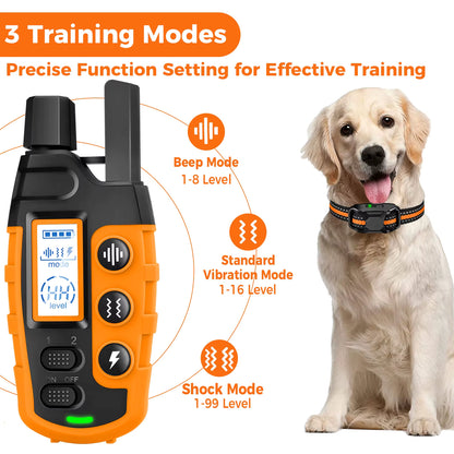 Fully Waterproof Dog Shock Training Collar