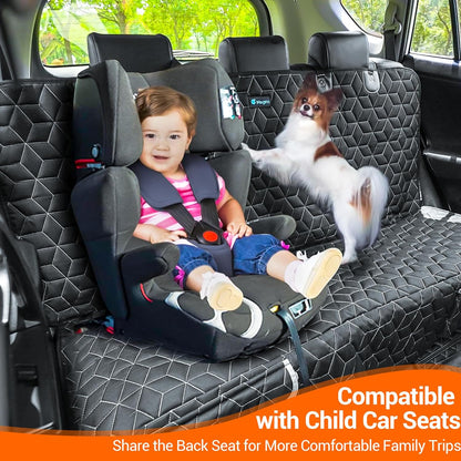 Bench Dog Car Seat Covers for SUV, Waterproof RAV4 Dog Seat Cover for Back Seat Heavy Duty Nonslip Back Seat Cover Protector for Rav4/Honda Cr-V/Subaru Crosstrek/Mazda Cx5/Hyundai Tuscon