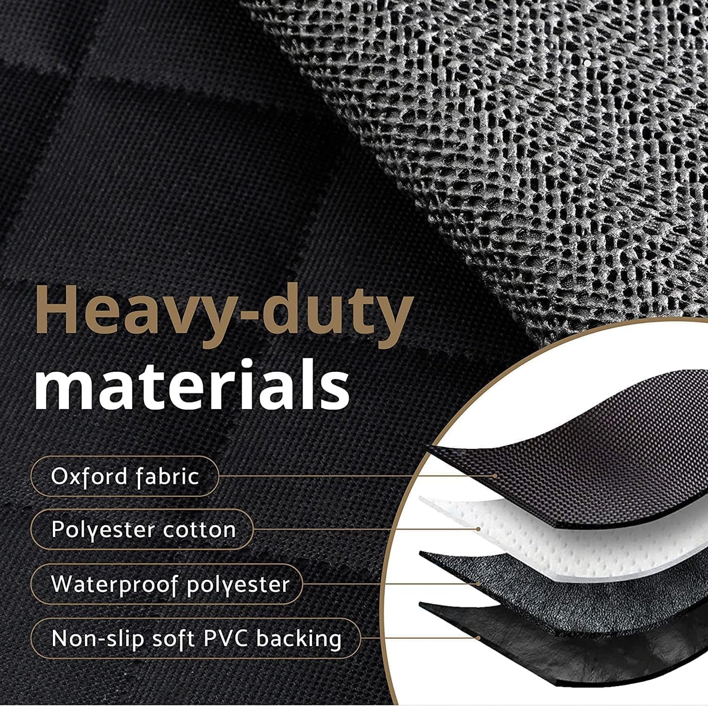 Premium Universal Waterproof Dog Car Seat Cover – Scratch-Proof, Non-Slip Back Seat Protector for Pets & Upholstery