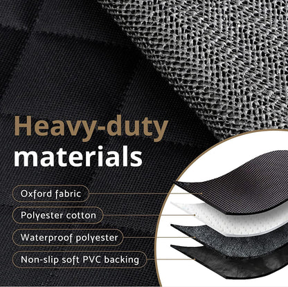 Premium Universal Waterproof Dog Car Seat Cover – Scratch-Proof, Non-Slip Back Seat Protector for Pets & Upholstery